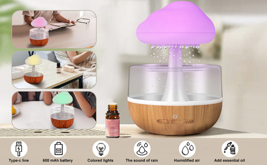 Humidificador con Efecto Lluvia